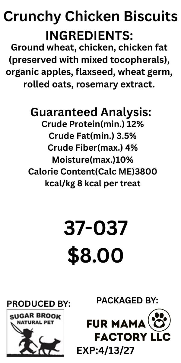 Crunchy Chicken Biscuits Dog Treats