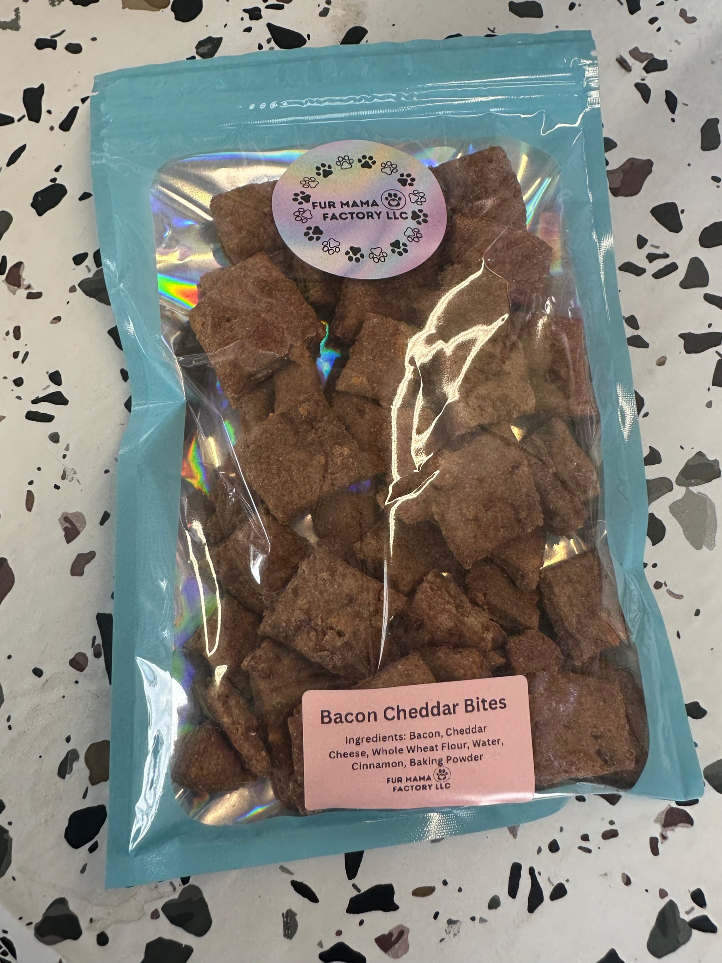 Bacon Cheddar Bites Dog Treats