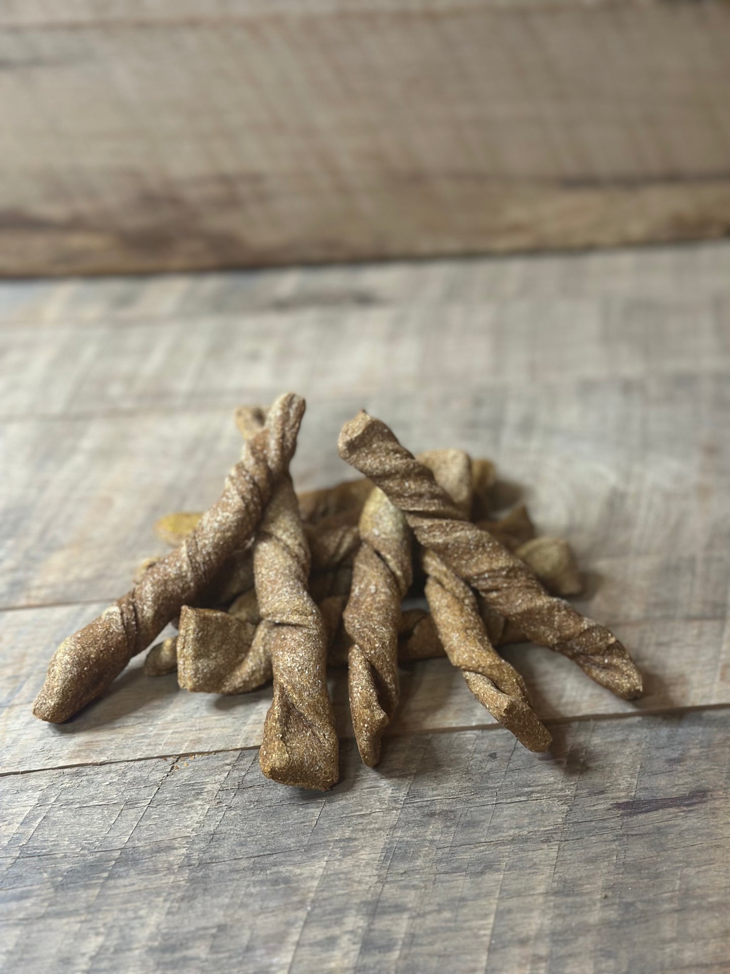 Pumpkin Twist Dog Treats