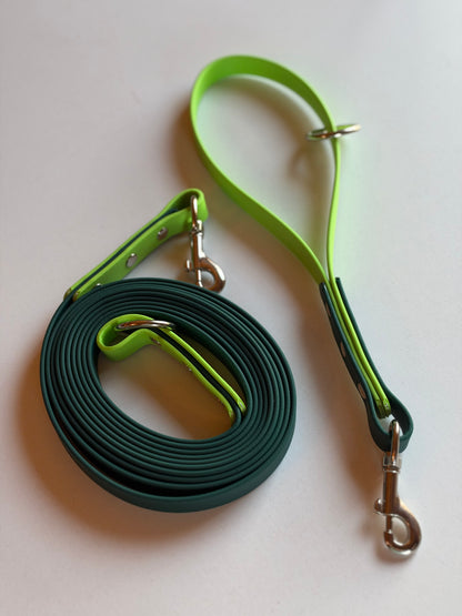 Two Tone Biothane Long Line Leashes