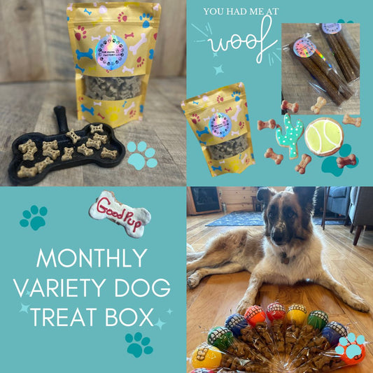 Monthly Variety Dog Treat Box