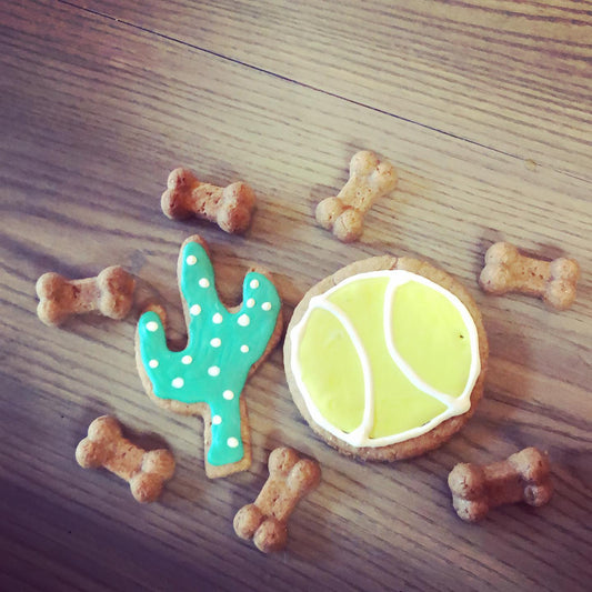 Iced Peanut Butter Cut-Out Treats